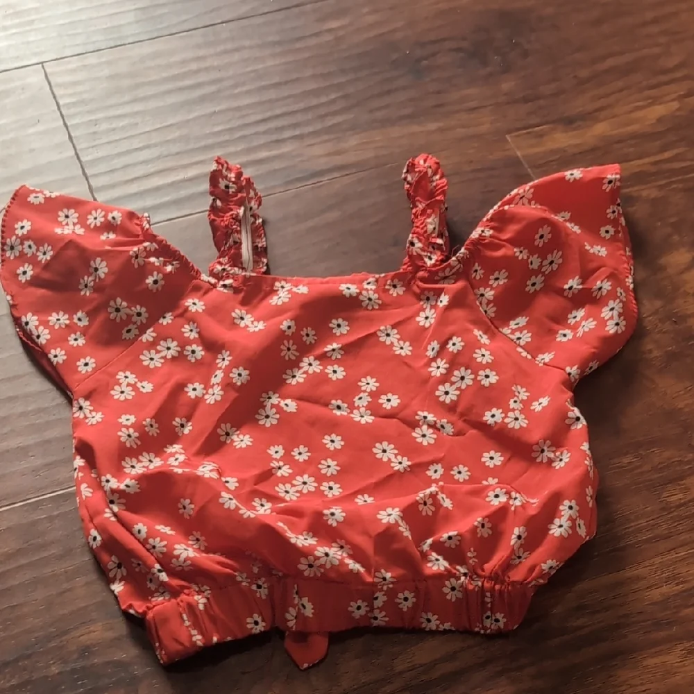 Floral Red Kids Matching Set‎